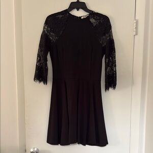 Elegant Black Lace Dress